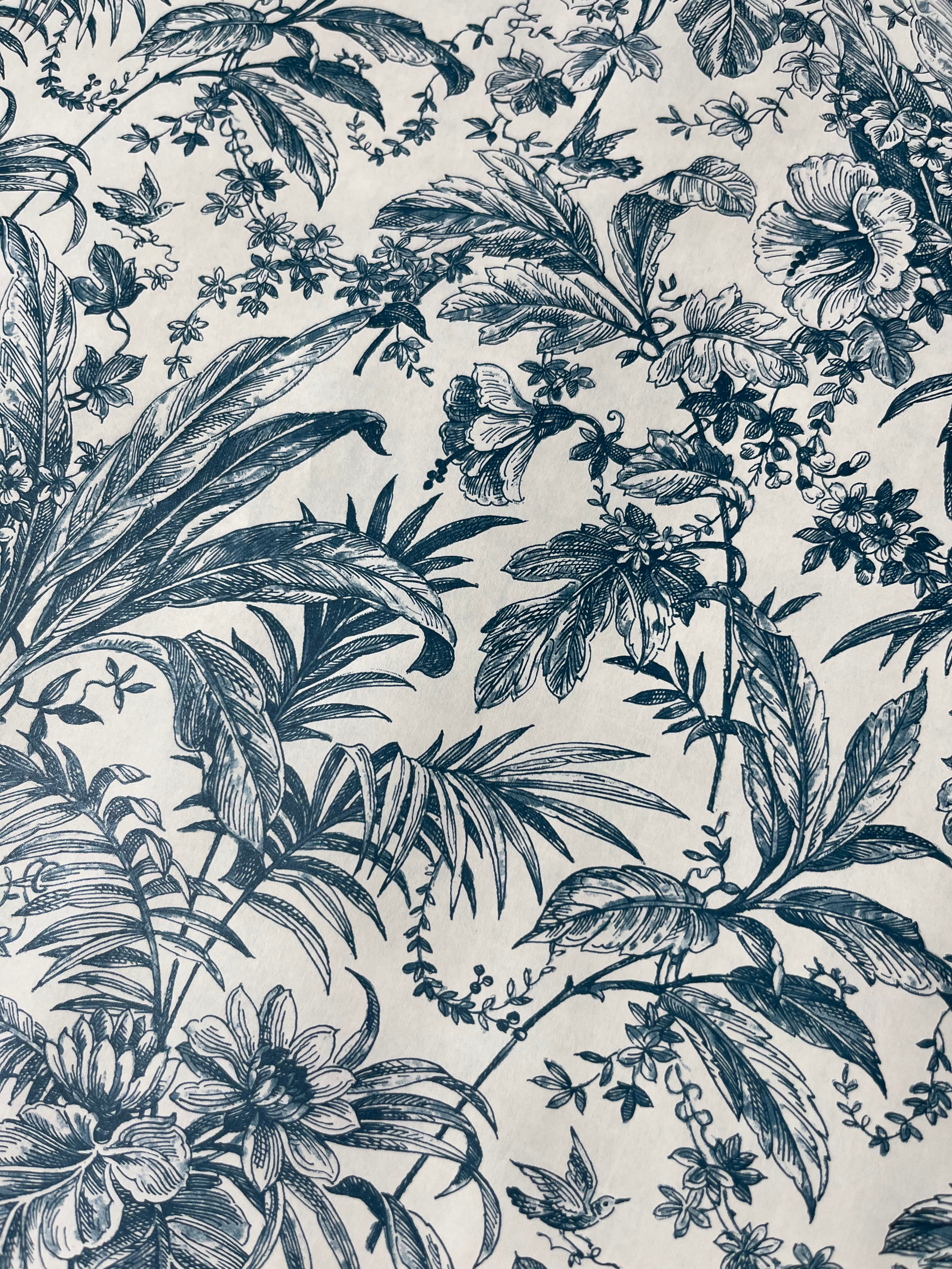 Blue Toile de Jouy